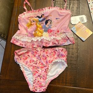 New princess disney swimwear size 5/6